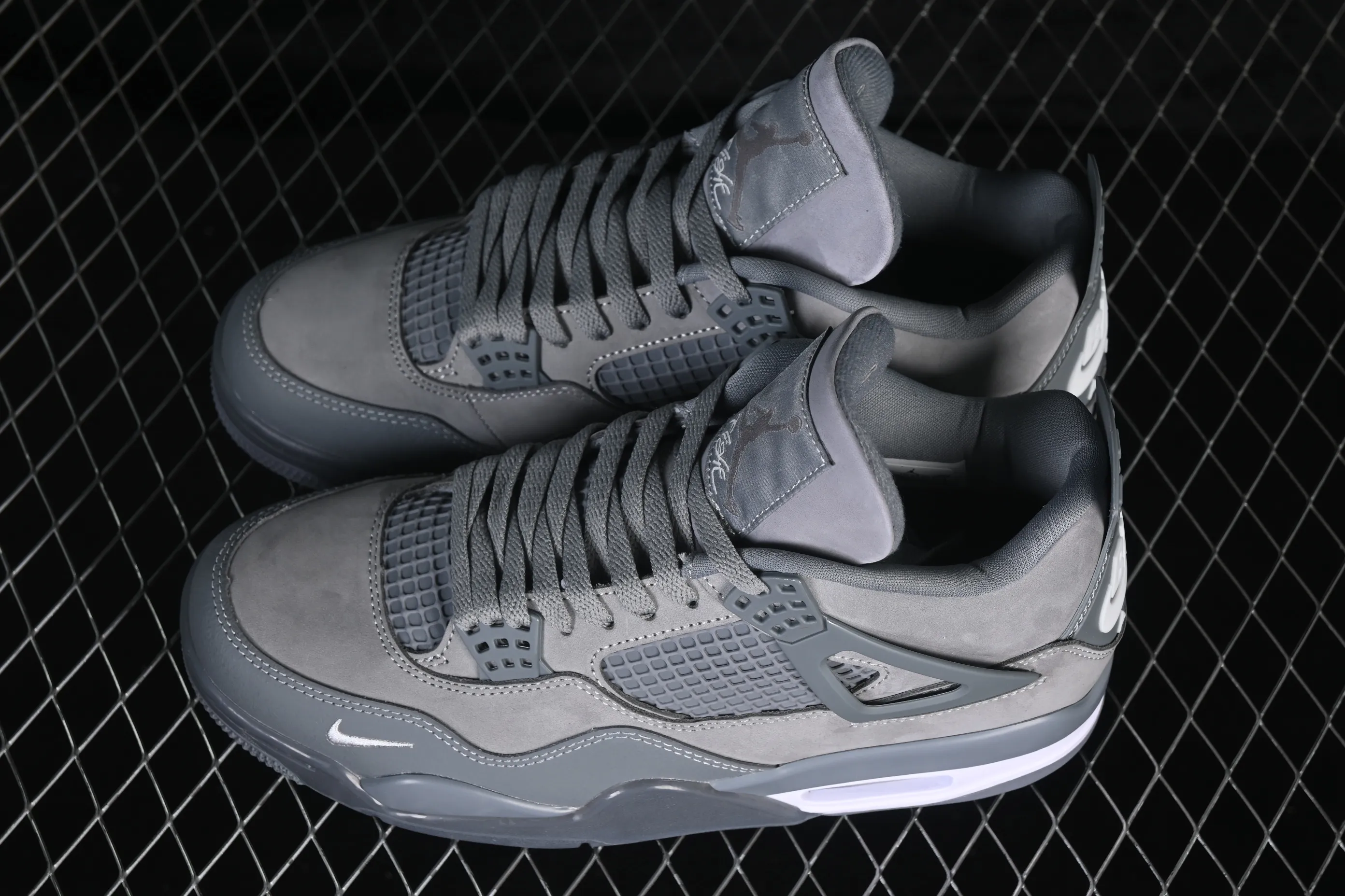 All categories Air Jordan Jordan series basketball shoes Air Jordan 4 Nigel Sylvester x Air Jordan 4 Retro "Grey" AJ4 Joe 4 joint gray brick HF4340-003